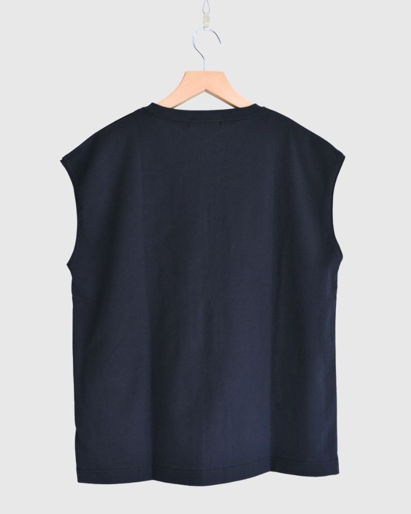 CALM French Sleeve T-shirt in Navy