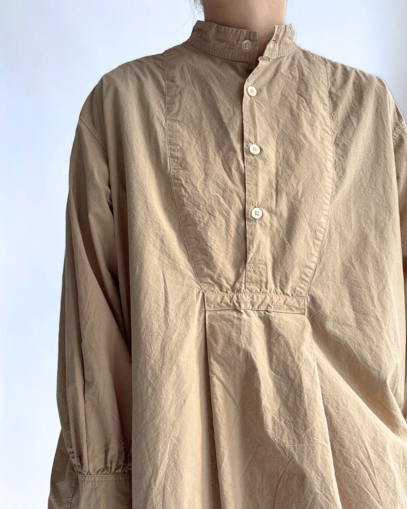 Shirt Dress in Beige