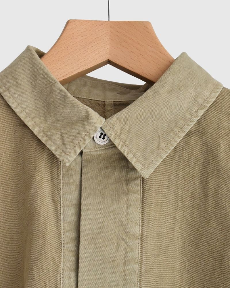 Soft Twill Shirt in Beige