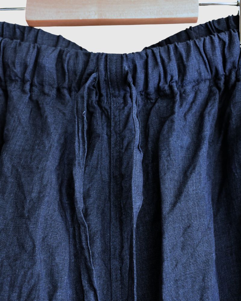 Indigo Linen Pants in Blue