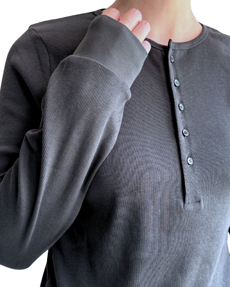 Teleco Henley Long Sleeve Tee