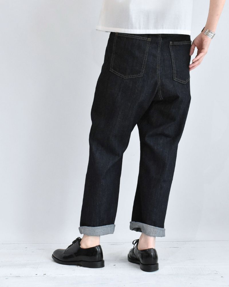 Sarrouel Design Denim Pants 'JENA' in Onewash