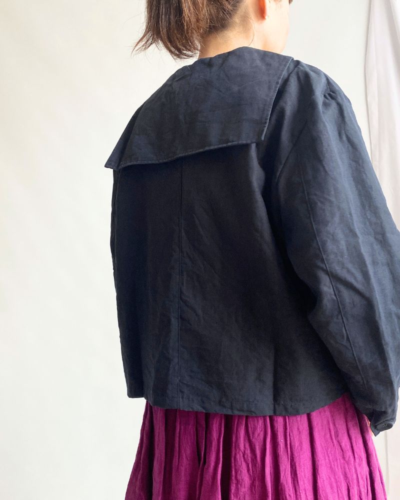 LABORATORY SAILOR COLLAR JACKET in Navy – Miel.jp