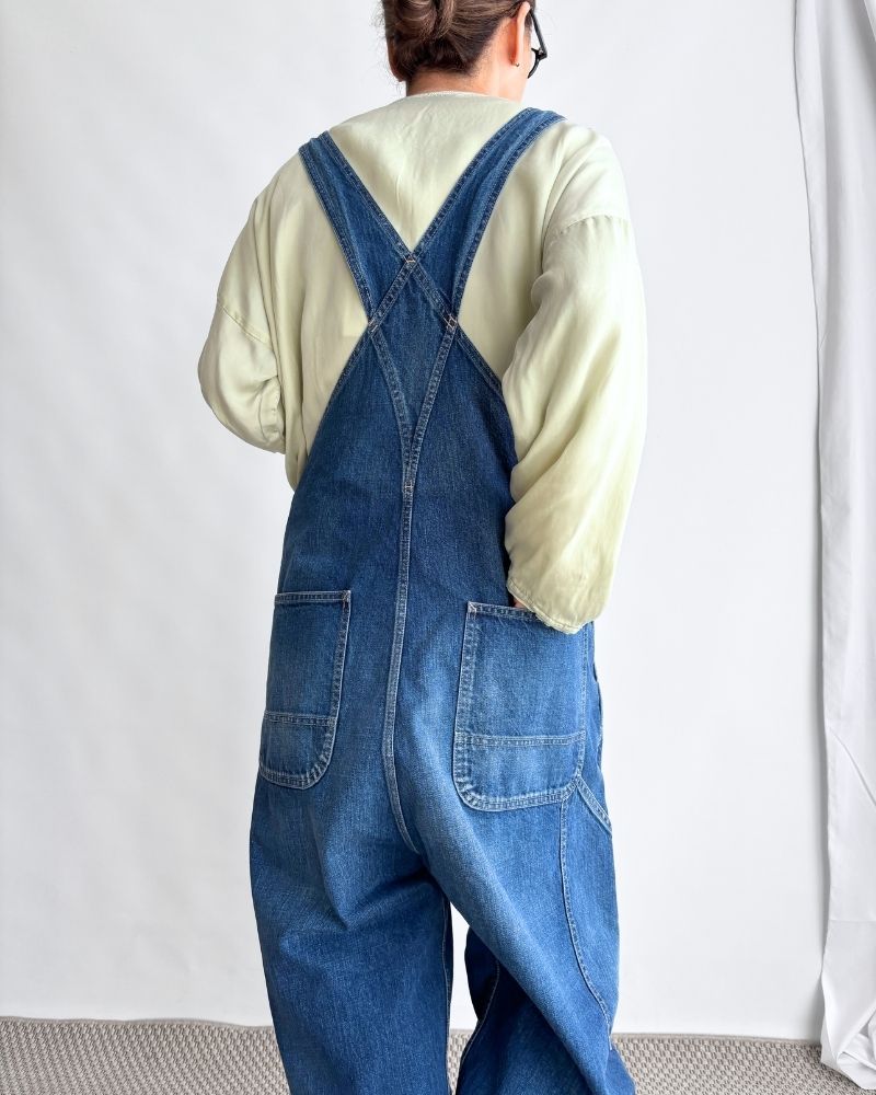 Denim Overalls in Denim