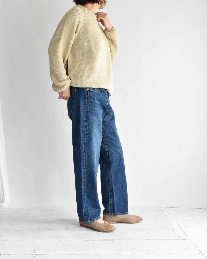 Selvedge Denim 5-Pocket Pants in Blue