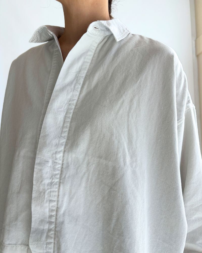Soft Twill Shirt in IceGray