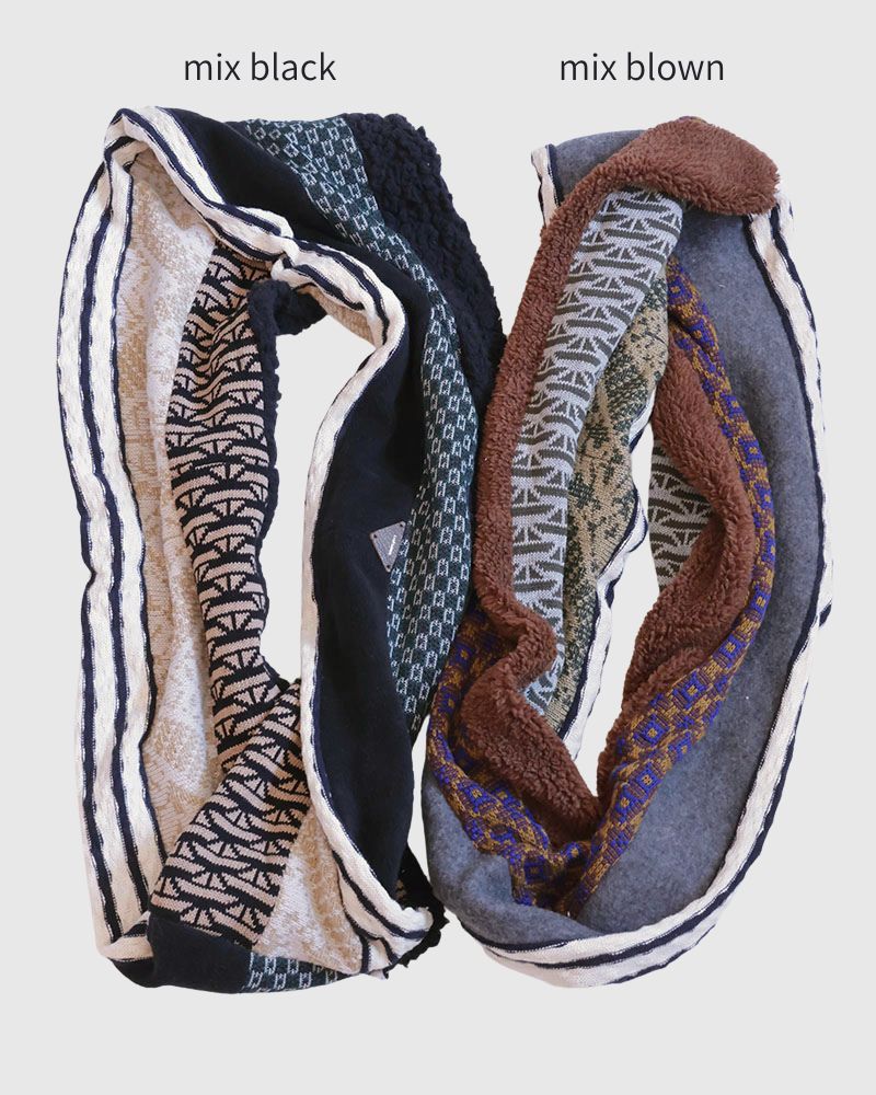 Long Patchwork Snood