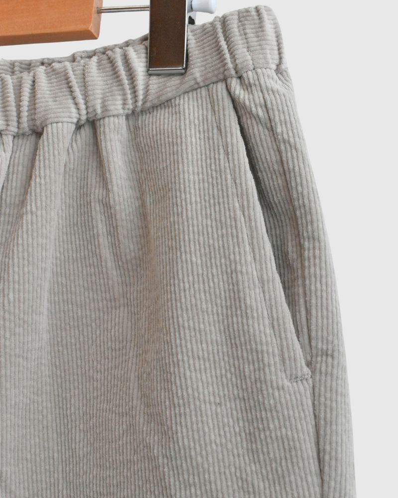 11WALE CORDUROY EASY TAPERED PANTS in Beige