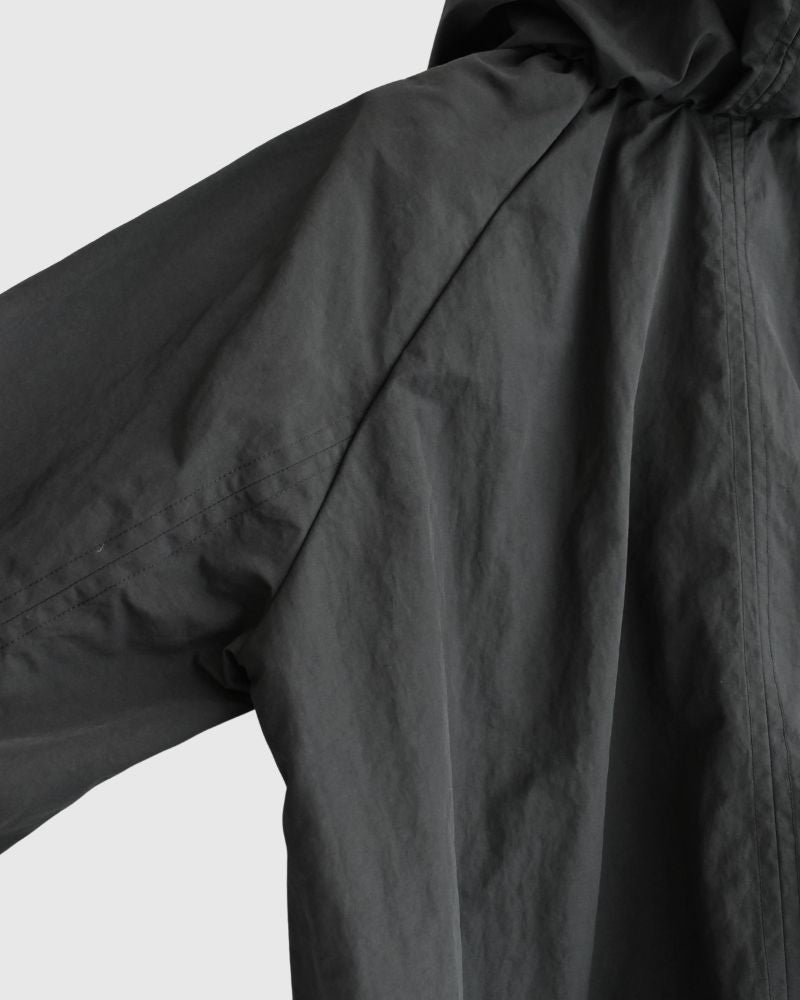 Oversized Hoodie Jacket in Black