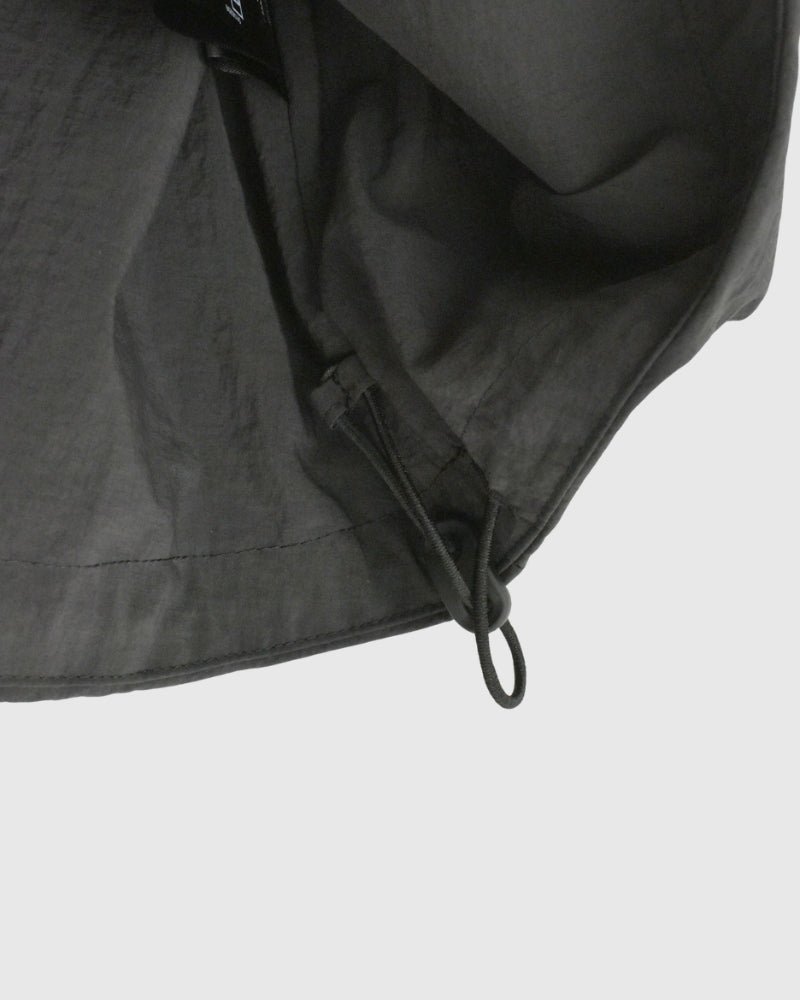 Funnel Neck Jacket in Black