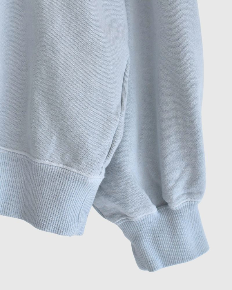 Pigment dye sweatshirt L/S in Blue
