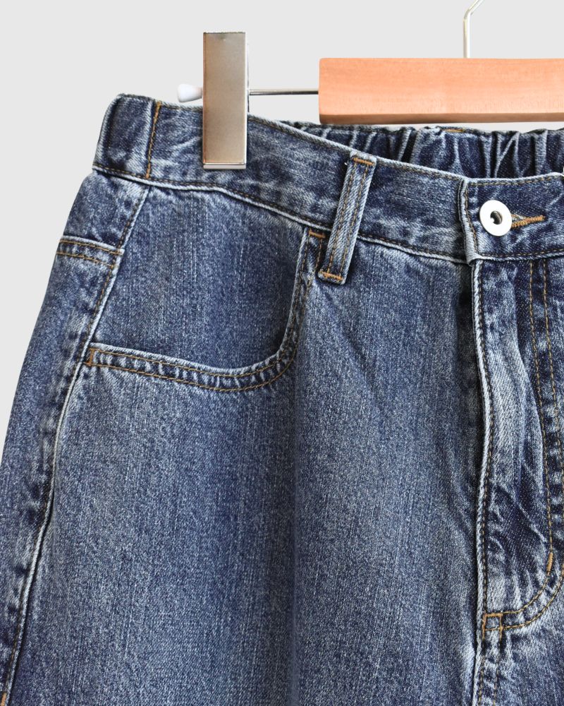 Sarrouel Design Denim Pants 'JENA' in Indigo