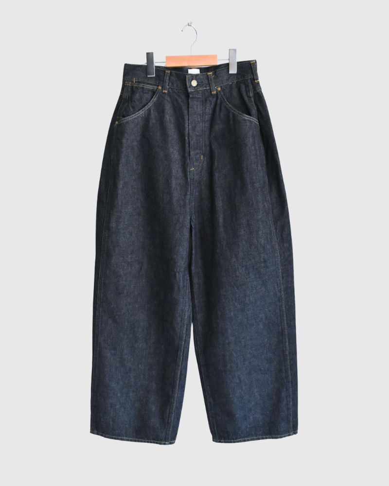 13oz Uneven Yarn Buggy Denim Pants in OneWash