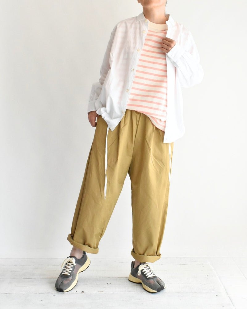 Chino Cloth POKKA Pants in Beige