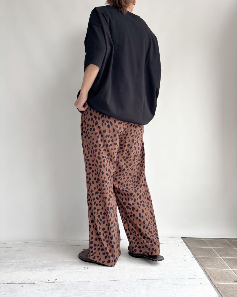 IPEKER Print Pants in Leopard B