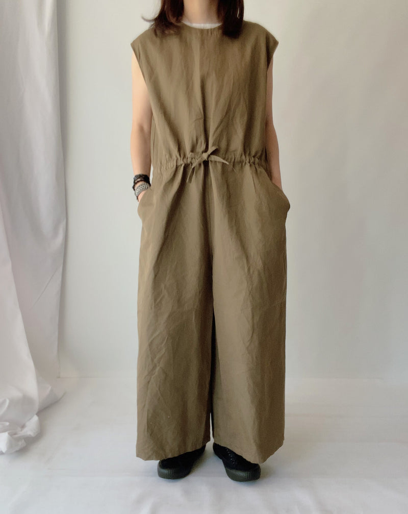 ANONYMOUS KUNG FU SALOPETTE in Beige