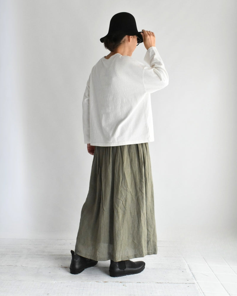 Jersey Pullover in White