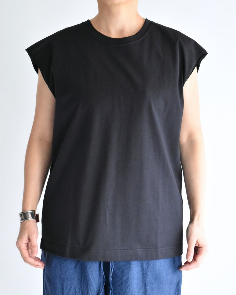 CALM French Sleeve T-shirt in Navy