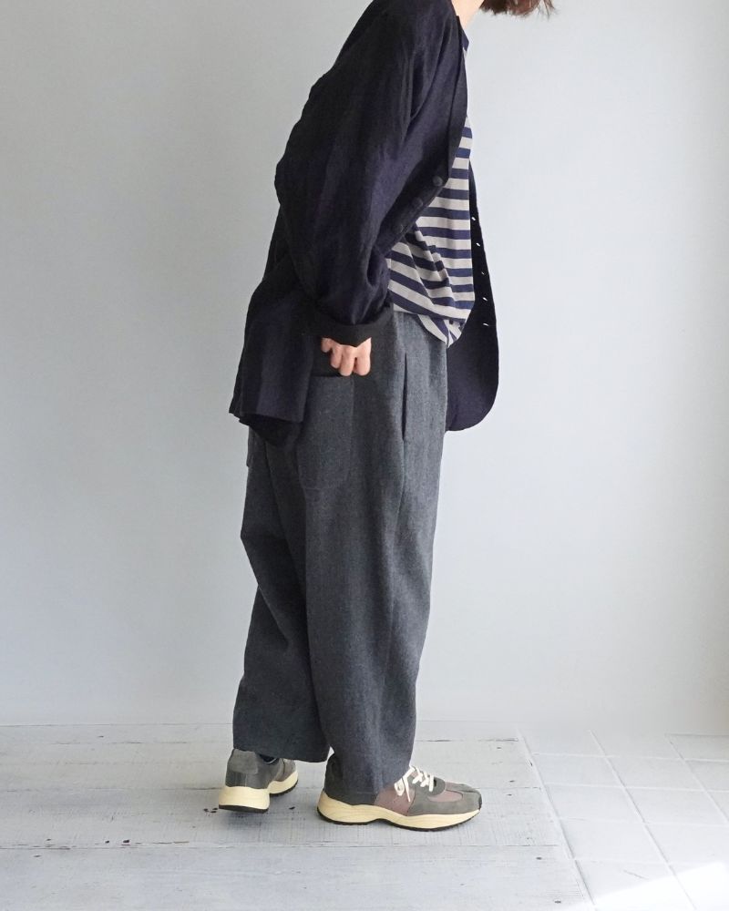 Wool Pants in Gray
