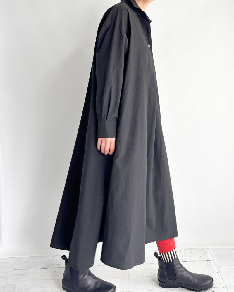 Skipper Flare Dress in Black