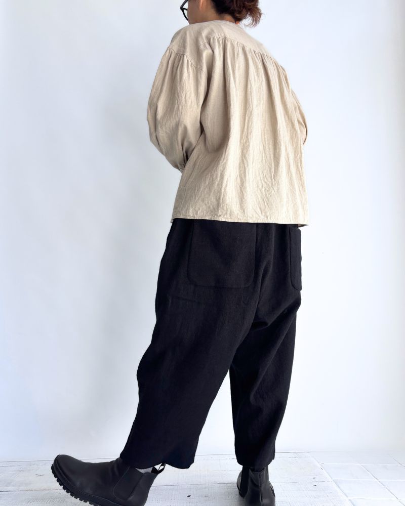 Wool Pants in Black