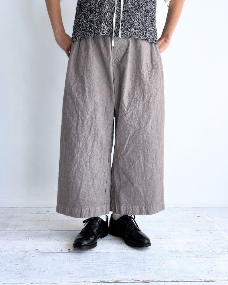 Garment dyed pants in Gray