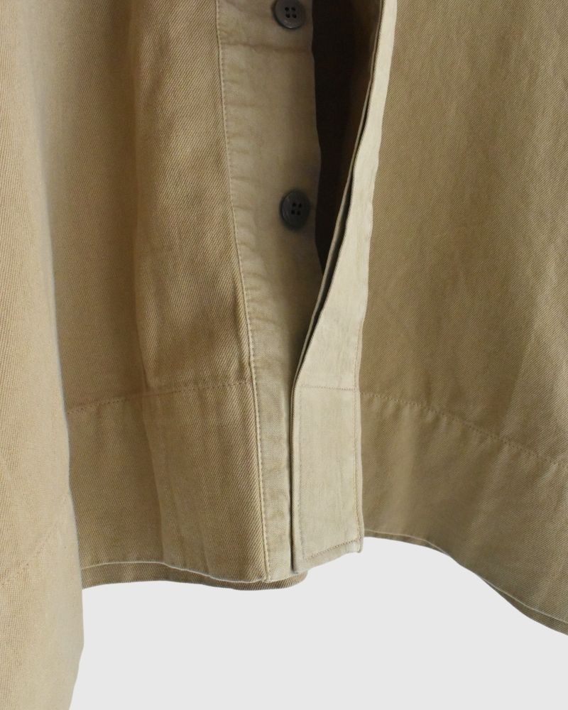 Soft Twill Shirt in Beige