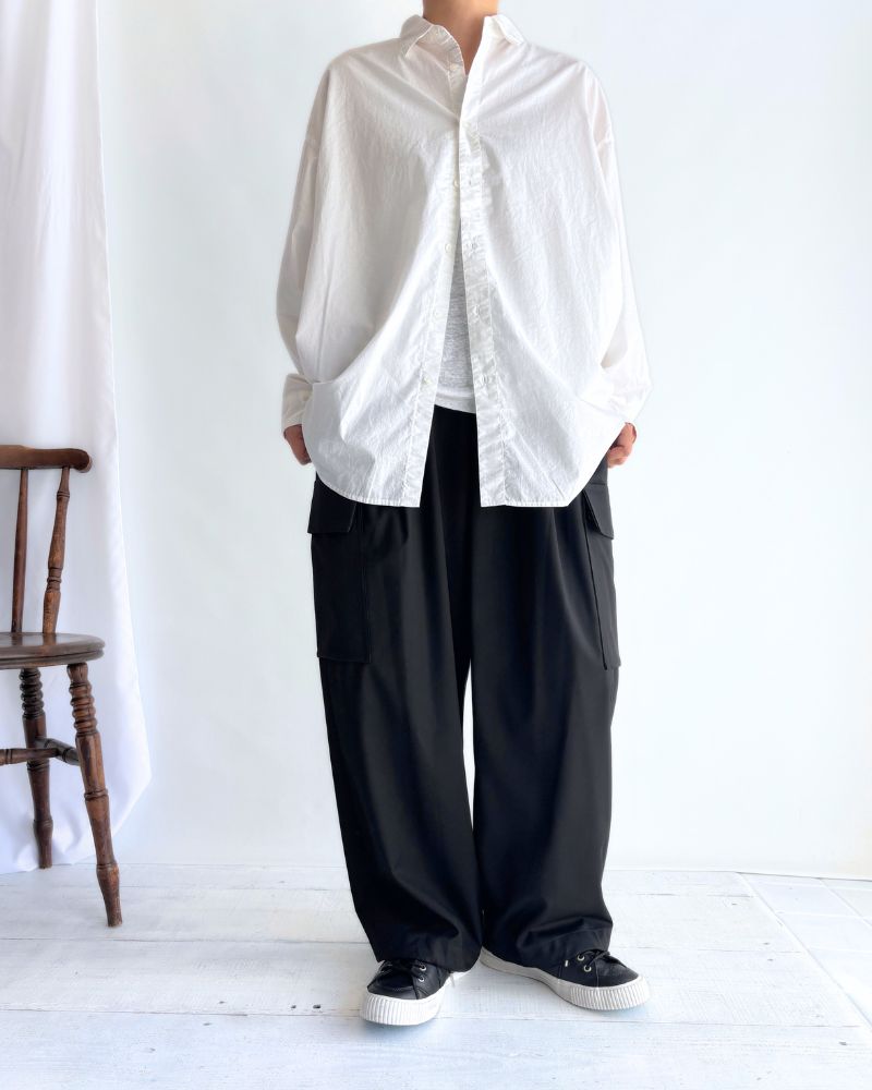CLOVER-TRO Cargo Pants in Black