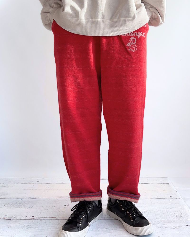 Inlay Striped PENNIE Pants in Red