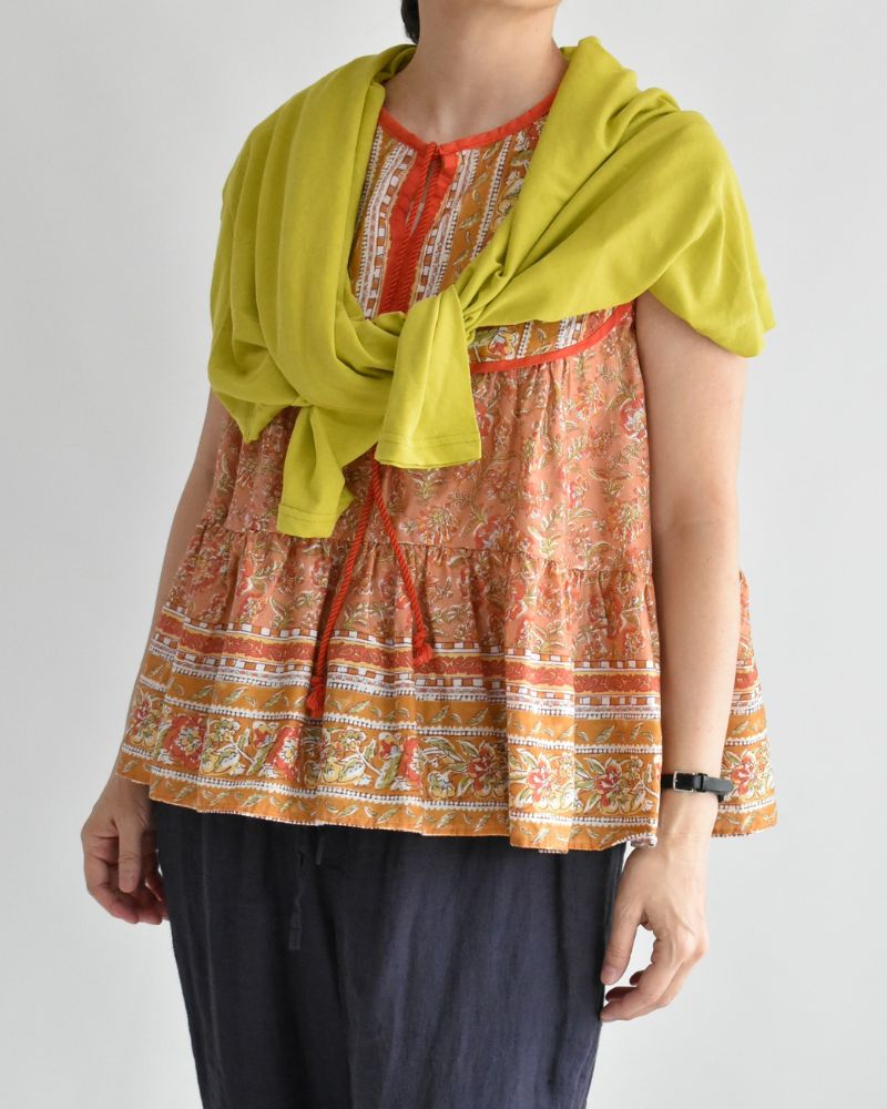 Square bolero 'OLIANA' Mustard