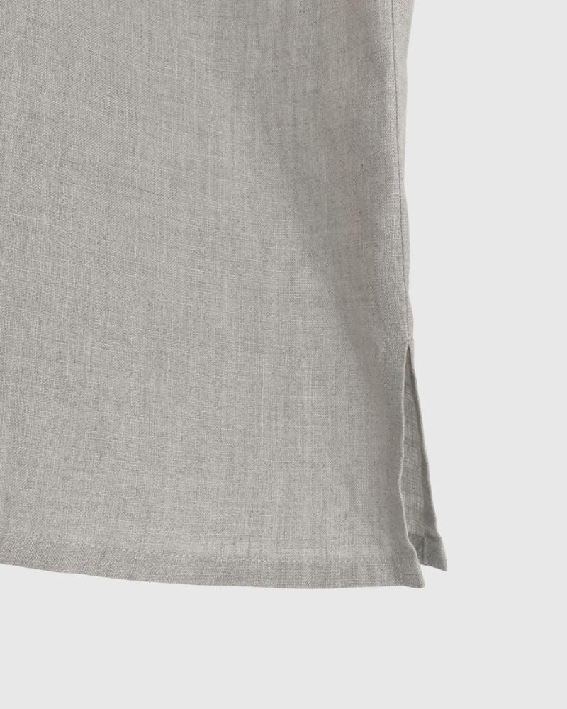 Frill Top Blouse in Natural