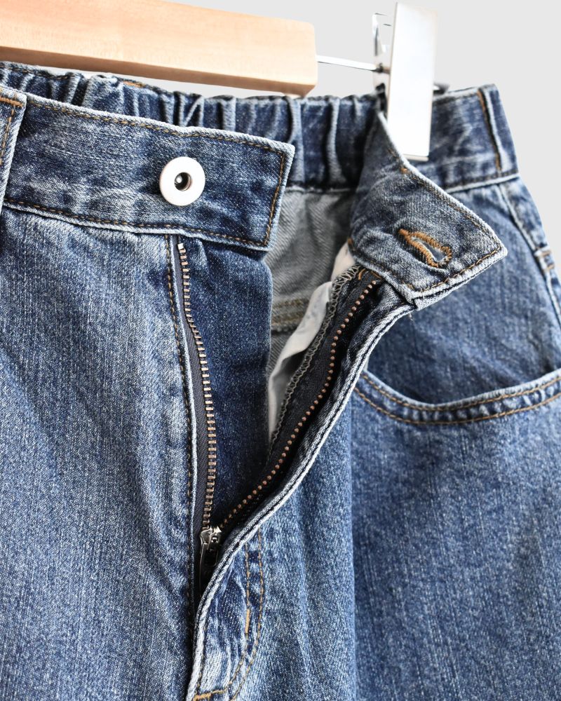 Sarrouel Design Denim Pants 'JENA' in Indigo
