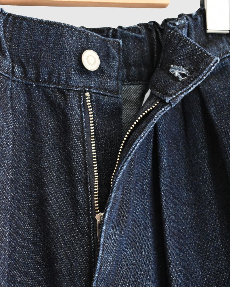 Hem Design Cocoon Silhouette Denim 'SAFY' in OneWash