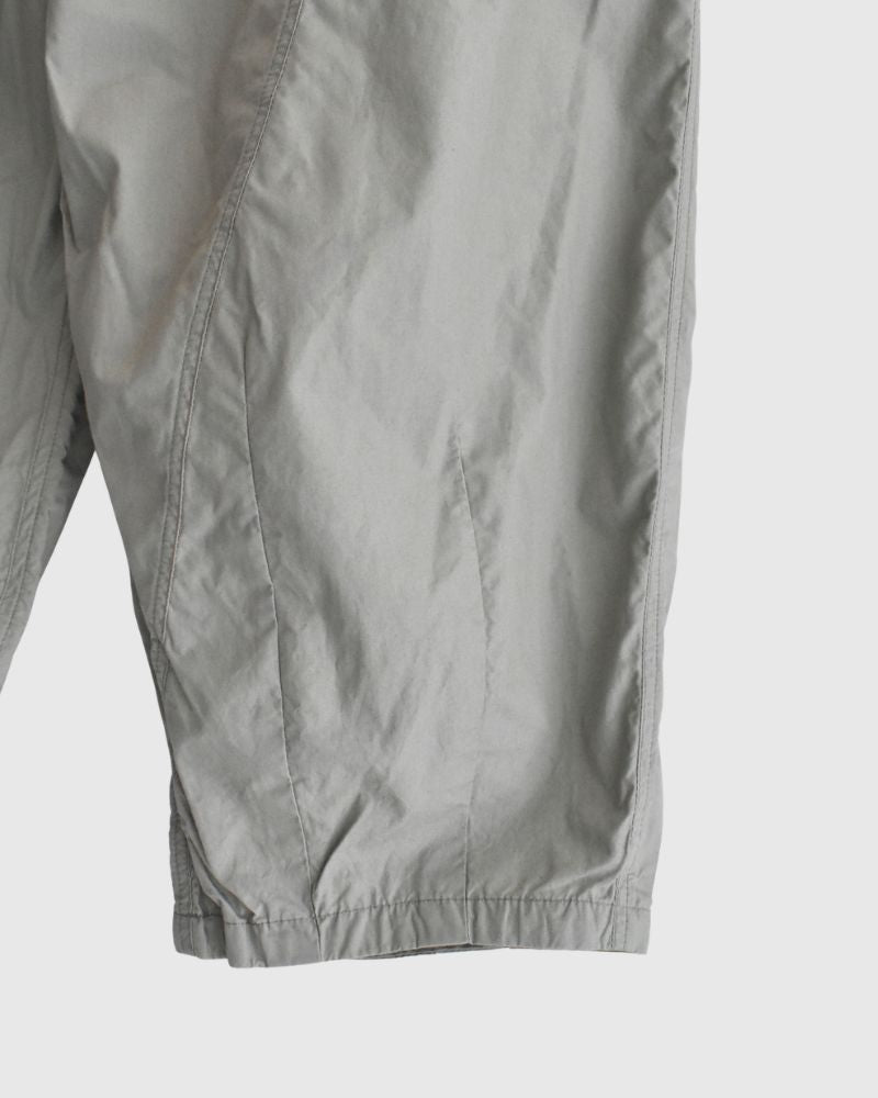 Typewriter Cotton Pants in Gray