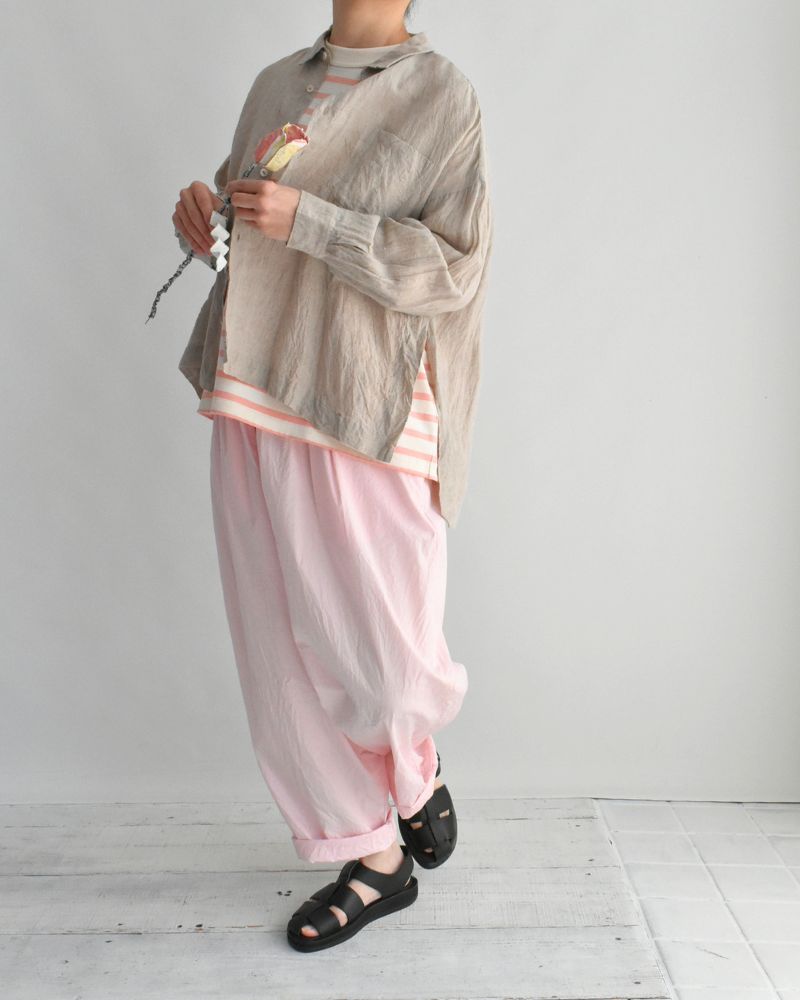 Combed Broad Slow Pants in Pink