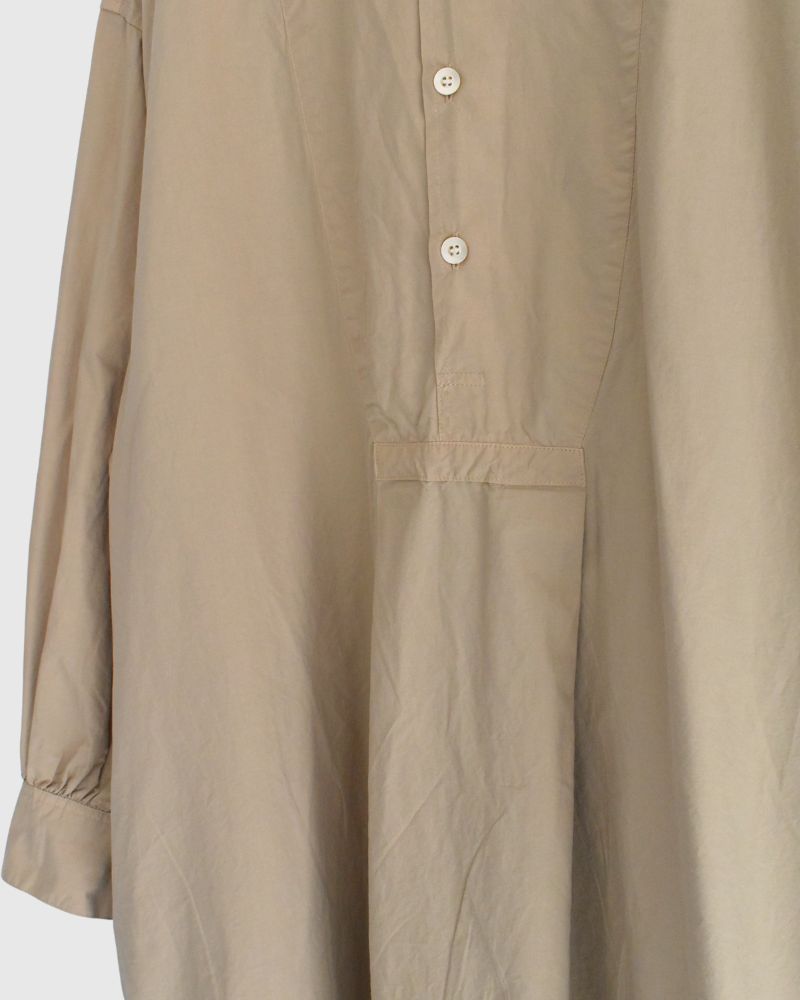 Shirt Dress in Beige