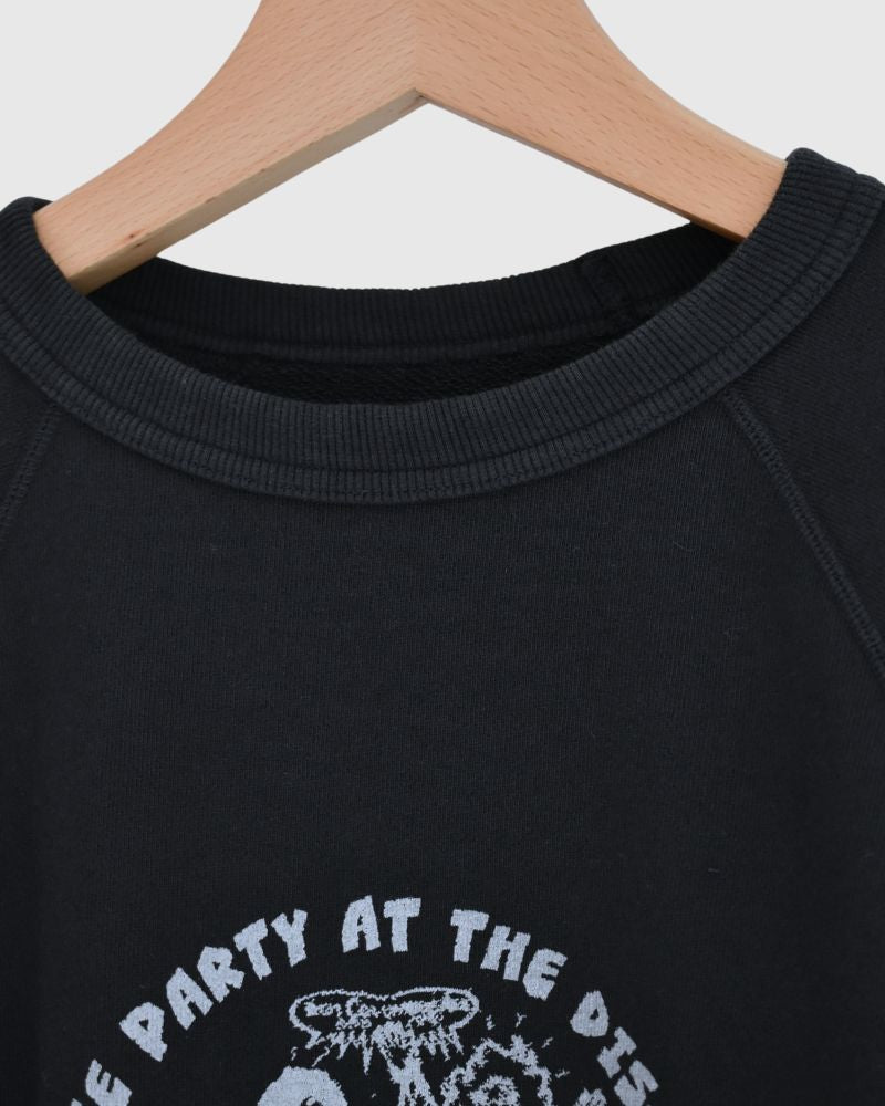"HTS16" Printed Sweatshirt in DeepNavy