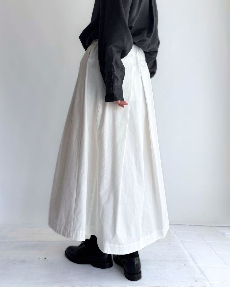 DOLLY-TWILL Tack Skirt in White
