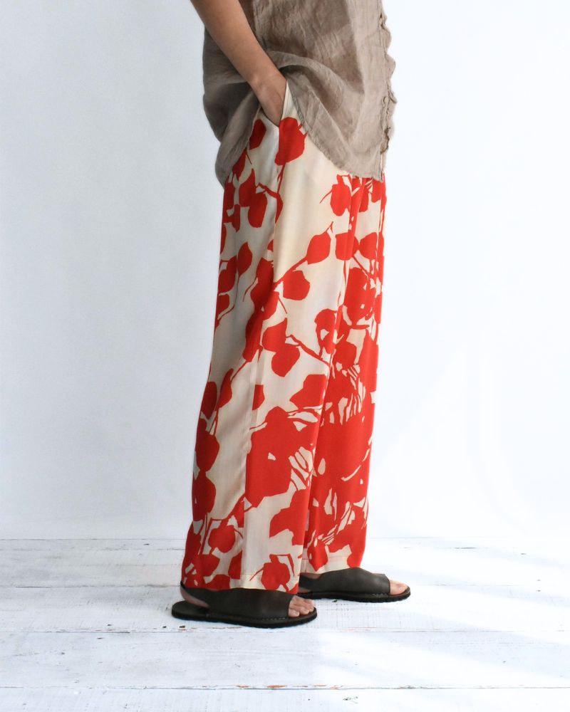 Ipeker Print Easy Pants in Orange
