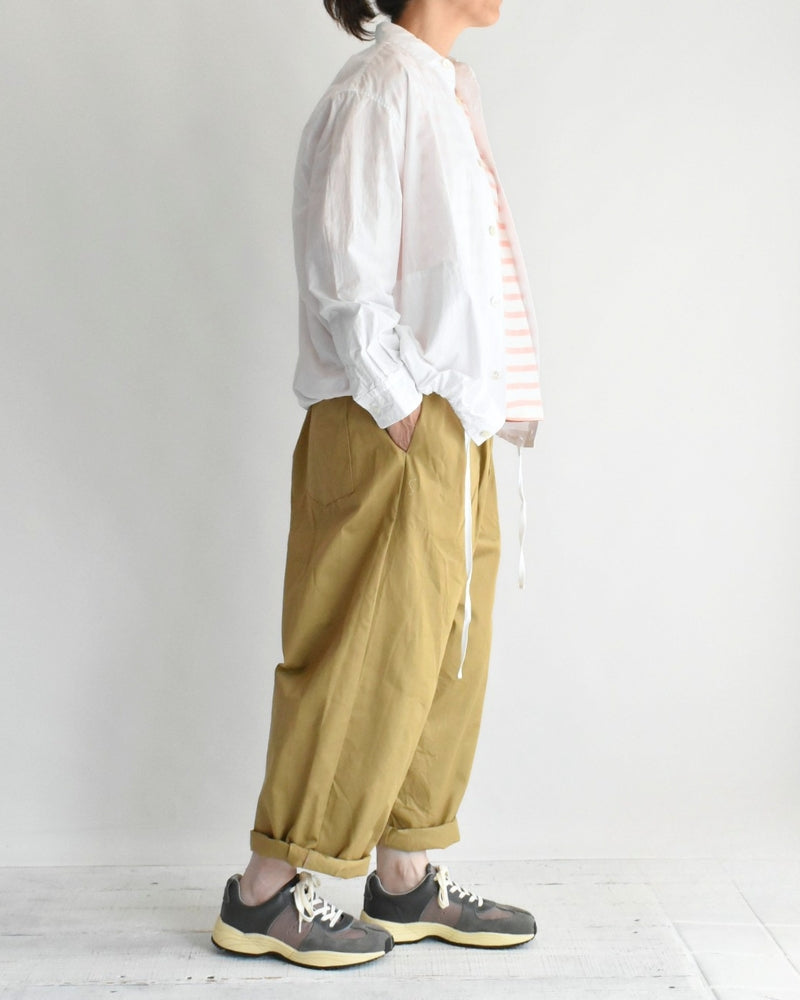 Chino Cloth POKKA Pants in Beige