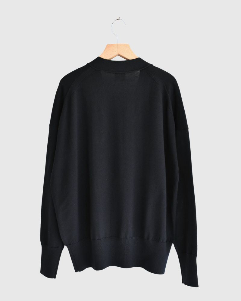 Merino Daddy Cardigan in Navy