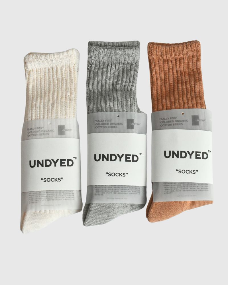 UNDYED socks