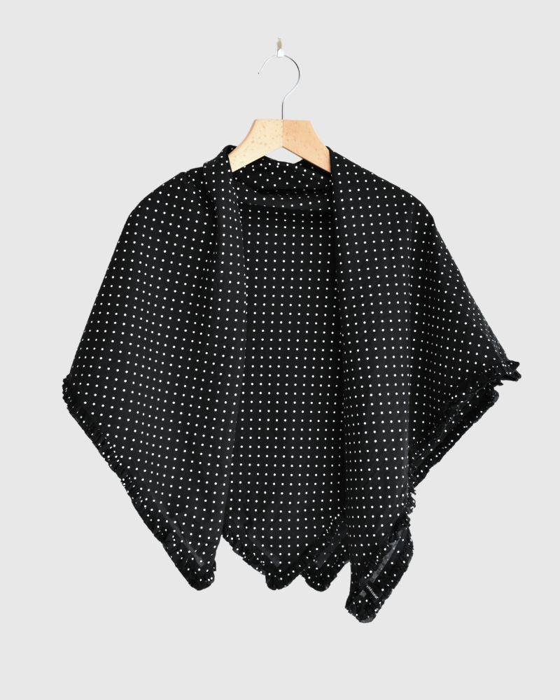 Dotted frill stole