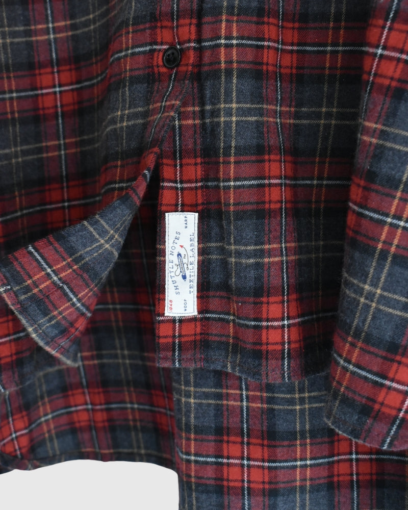 Oversized Shirt in Red Check