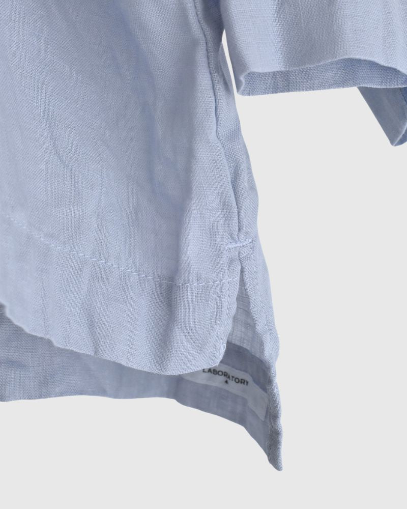 Tiny Frill Blouse in Blue
