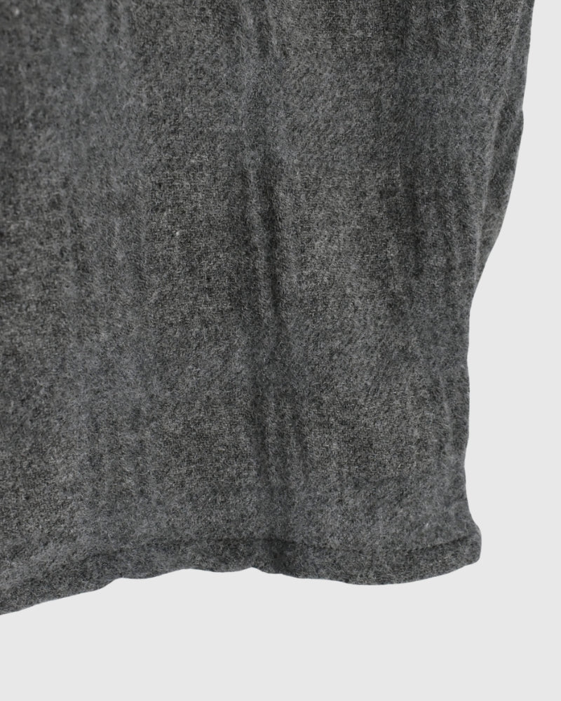 Wool Check Pants in Gray