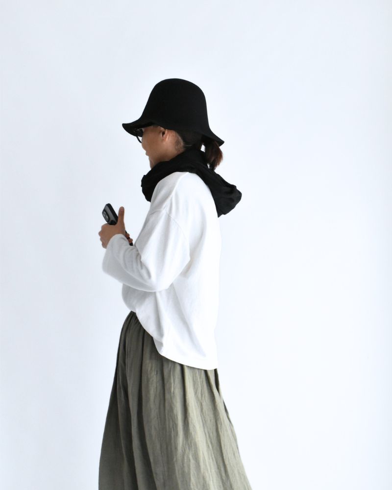 Jersey Pullover in White