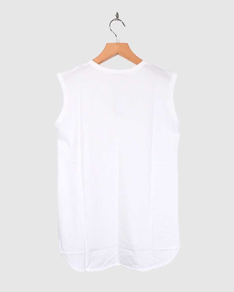 Supre Cotton Jersey Round Hem Tank Top in OffOff