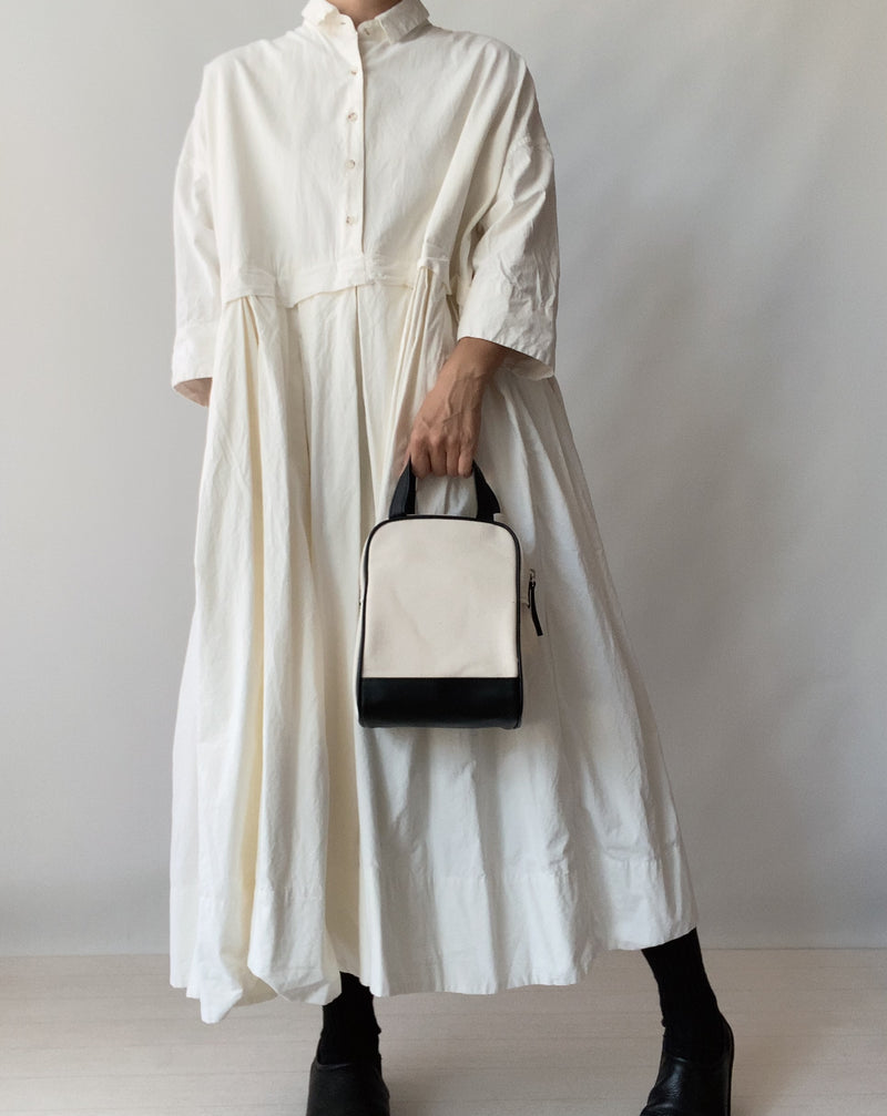 Veritecoeur Box tuck switching dress – Miel.jp