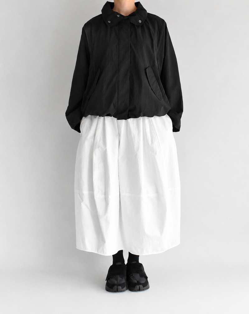 Funnel Neck Jacket in Black